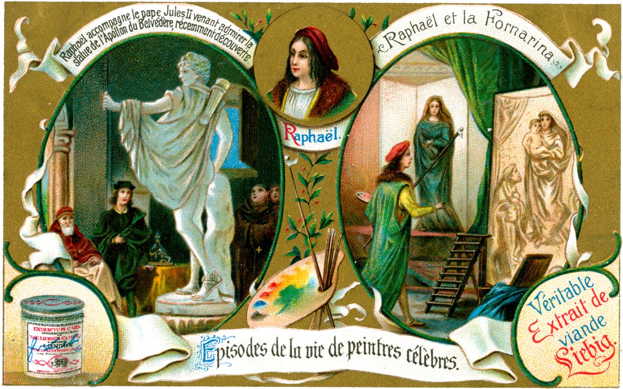 Episodi della vita di pittori famosi: Raffaello, c1900 da Unbekannt