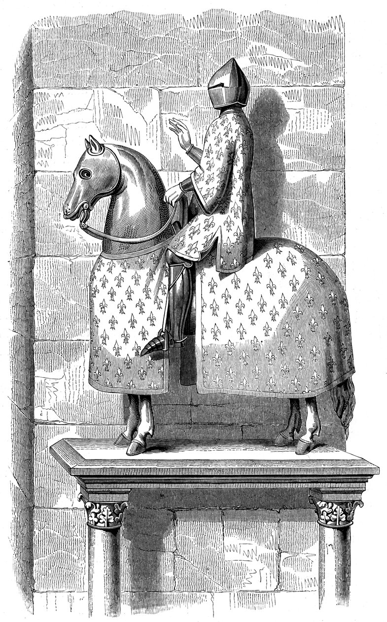 Statua equestre del re Filippo il Bello, 1575 1849 da Unbekannt