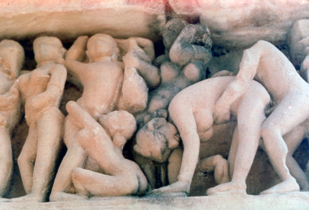 Scultura erotica, Khajuraho, India. c950-1050. 20° secolo da Unbekannt