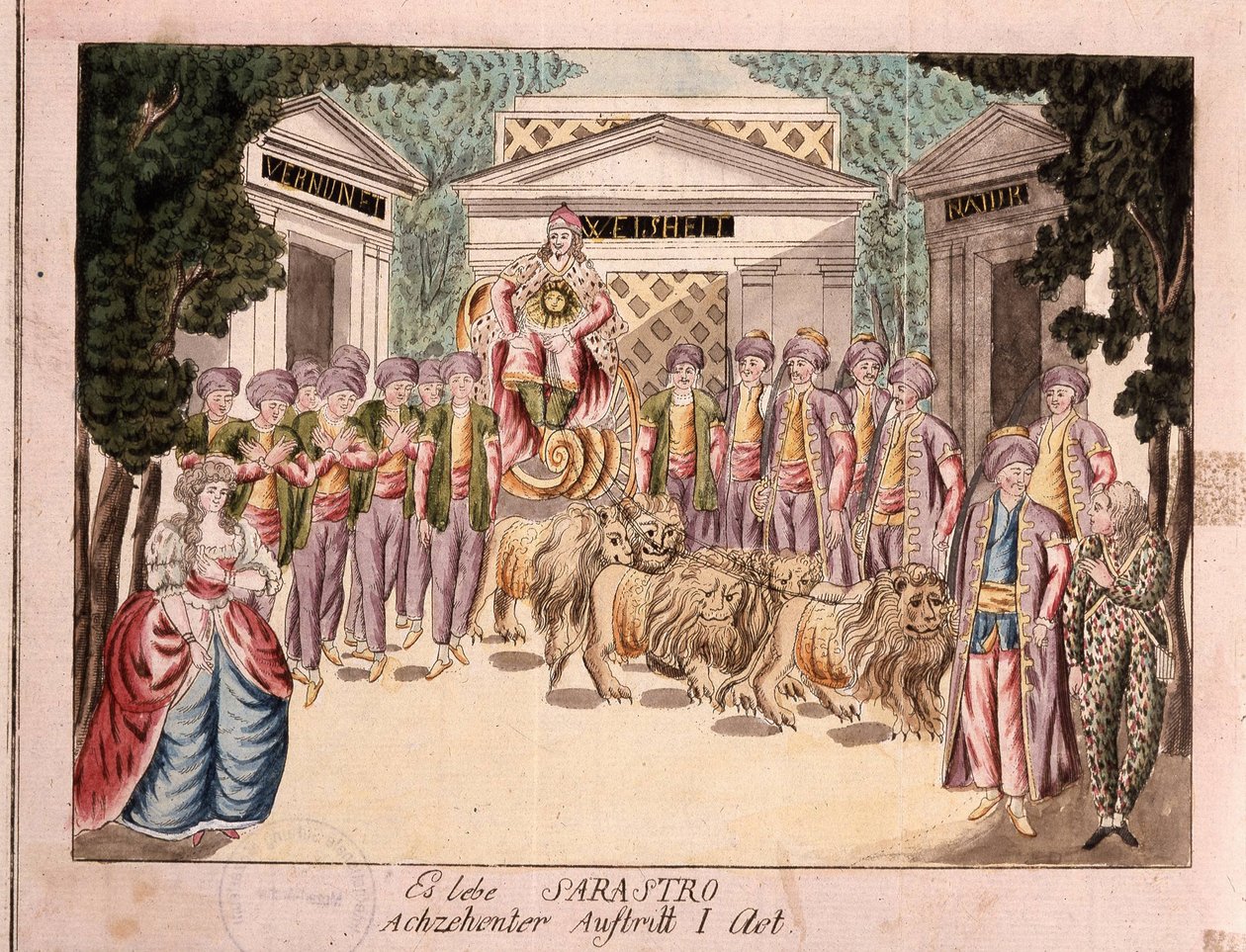Es lebe Sarastro. La prima de Il flauto magico di Mozart da Unbekannt