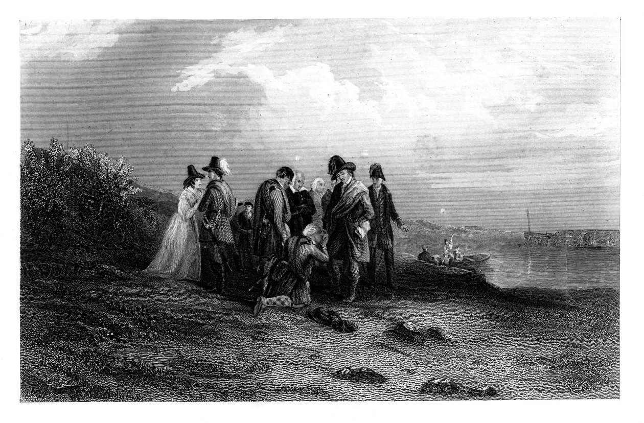 Fuga del Principe Carlo, XVIII secolo, c1860 da Unbekannt