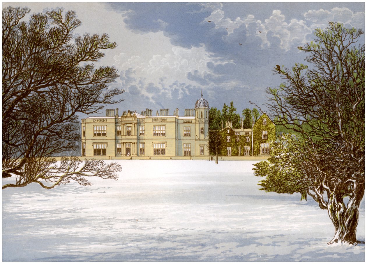 Eshton Hall, Yorkshire, casa del Barone Wilson, c1880 da Unbekannt