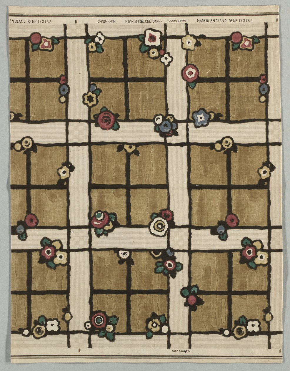 Eton Rural Cretonne No. 172135, fine XIX secolo da Unbekannt