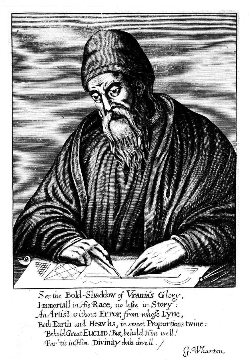 Euclide, matematico greco antico, 1661 da Unbekannt