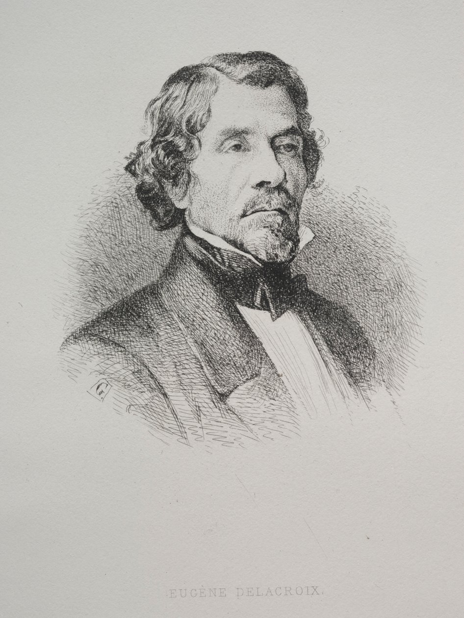 Eugène Delacroix, 1800 da Unbekannt