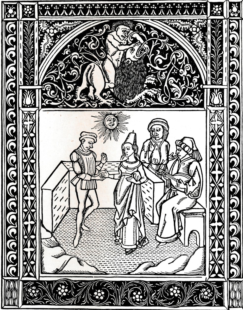Favola VIII: La donna sposata a un ladro. Favole di Esopo, 1485, 1917 da Unbekannt