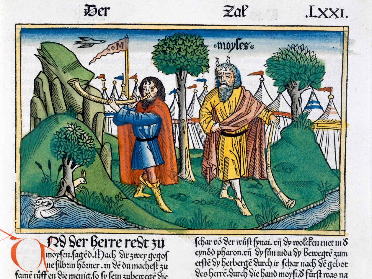 Copia facsimile di Numeri 2 le assegnazioni dei campi degli Israeliti da Unbekannt