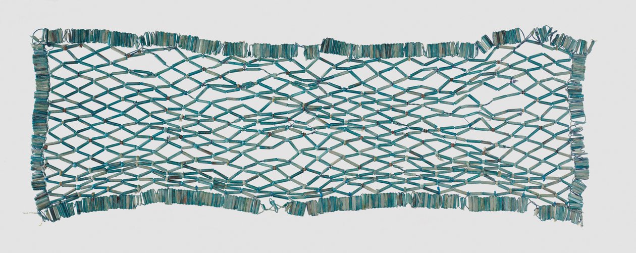 Rete di perline di faience, Egitto, Periodo Tardo a Tolemaico da Unbekannt
