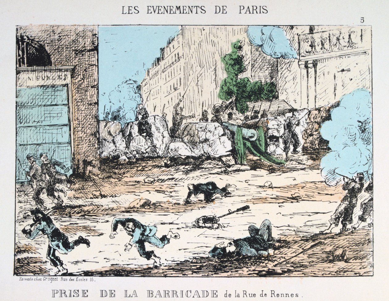 Caduta della Comune di Parigi da Unbekannt