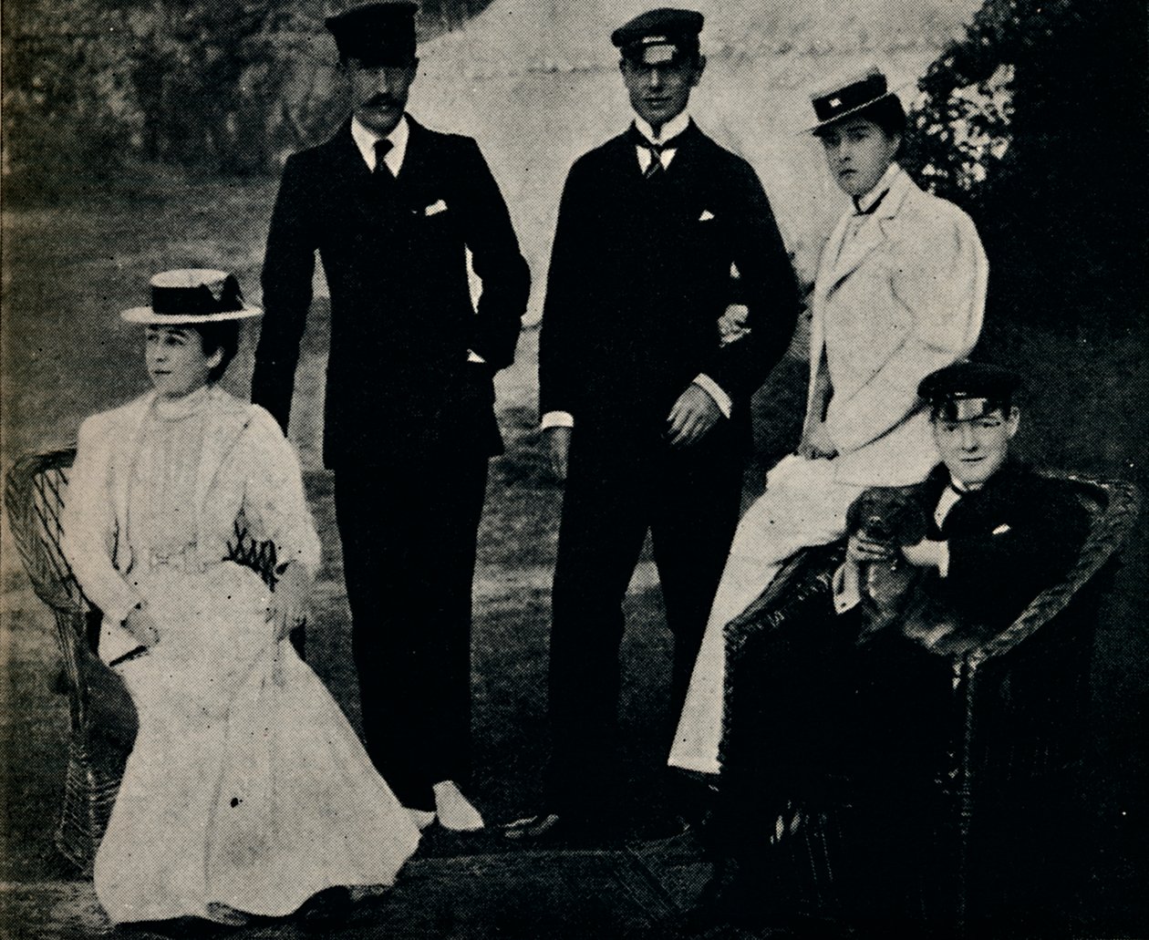 Gruppo familiare a Cowes, primi anni 1890, 1945 da Unbekannt