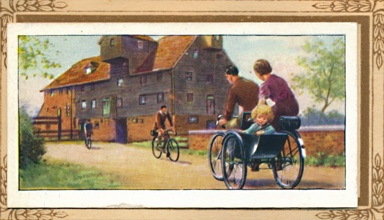 Tandem familiare con sidecar, 1939 da Unbekannt