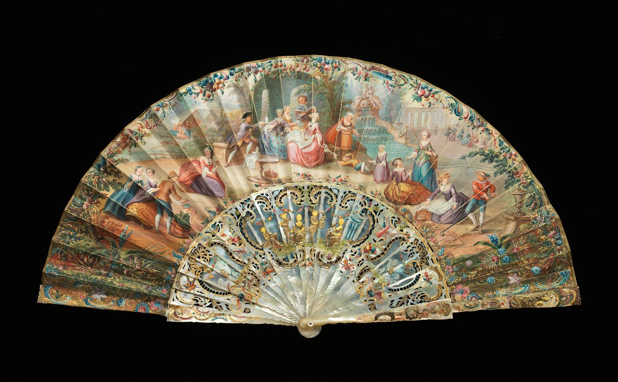 Ventaglio, 1870-90 da Unbekannt