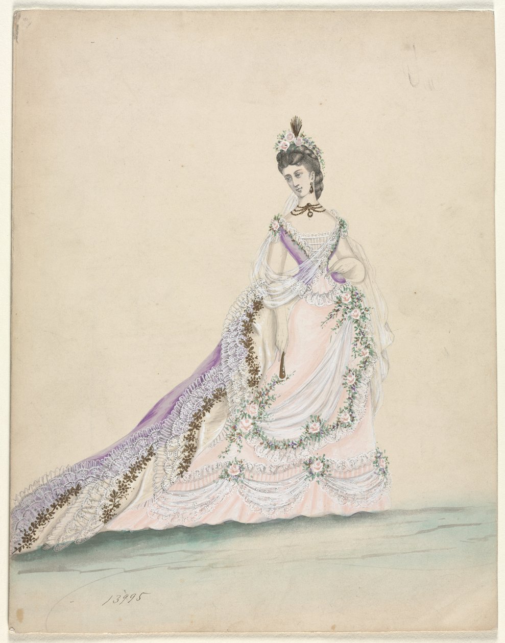 Studio di moda progettato per Worth, 1870 da Unbekannt
