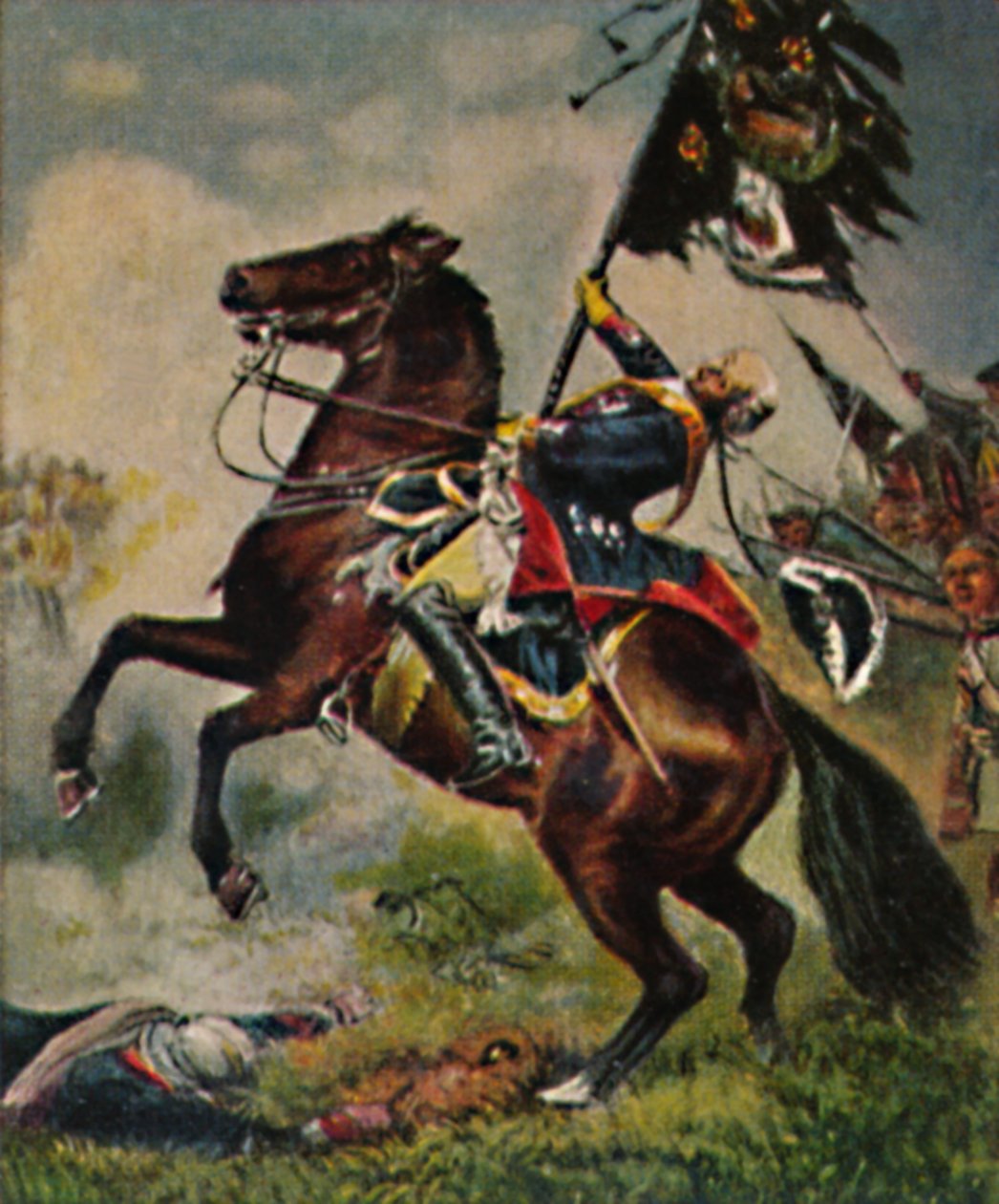 Feldmaresciallo conte Schwerin 1684-1757 - Dipinto di Camphausen, 1934 da Unbekannt