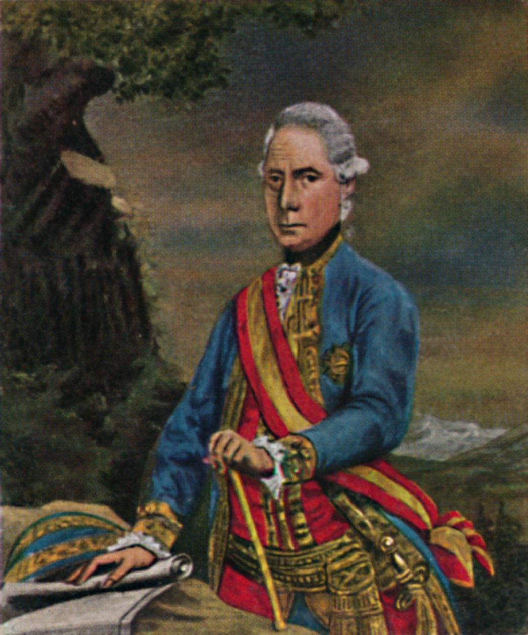 Feldmaresciallo Laudon - Dipinto di Steiner da Unbekannt