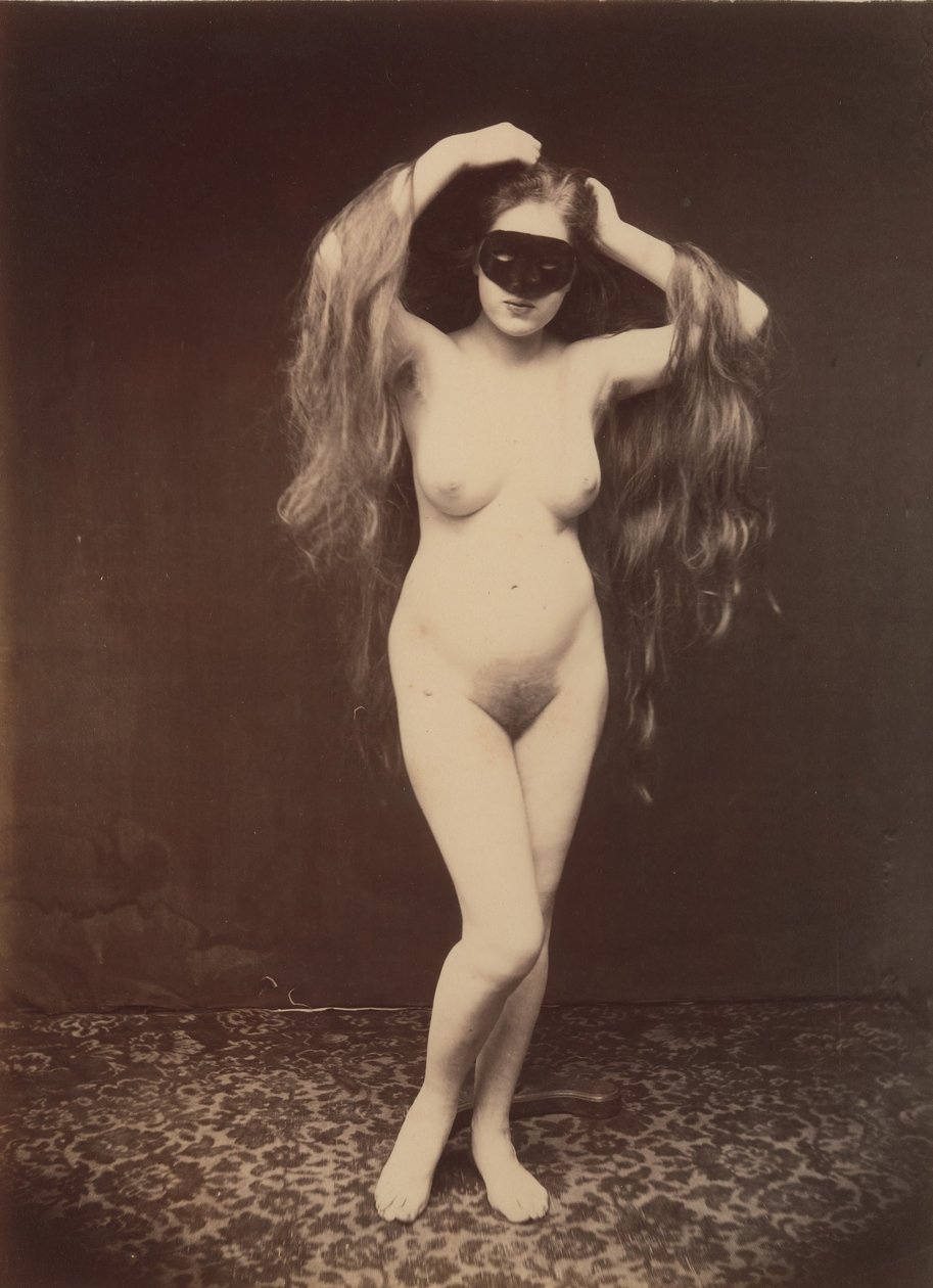 [Nudo femminile con maschera] da Unbekannt