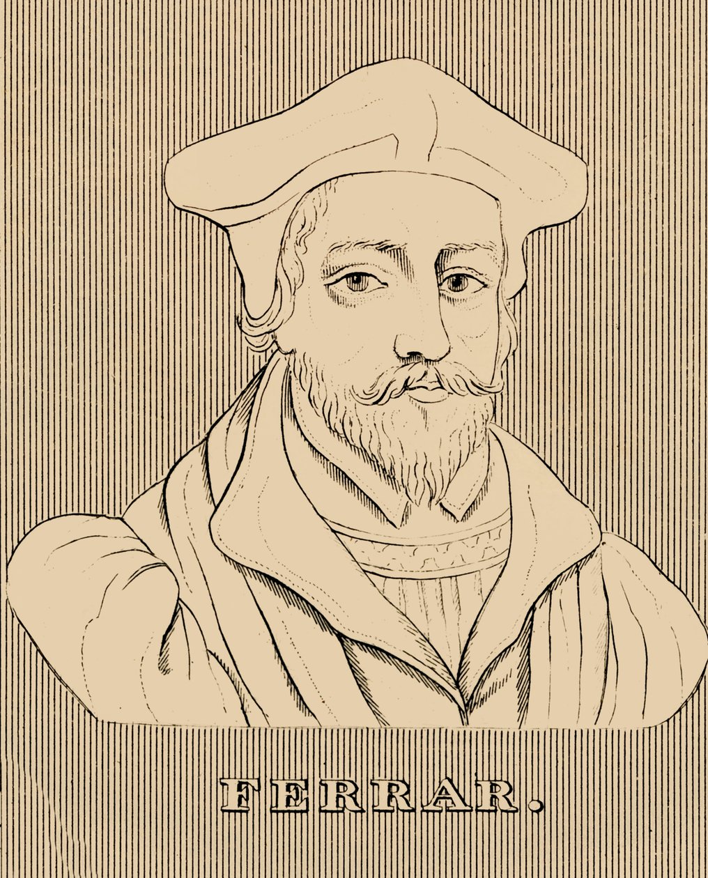 Ferrar, morto nel 1555, 1830 da Unbekannt