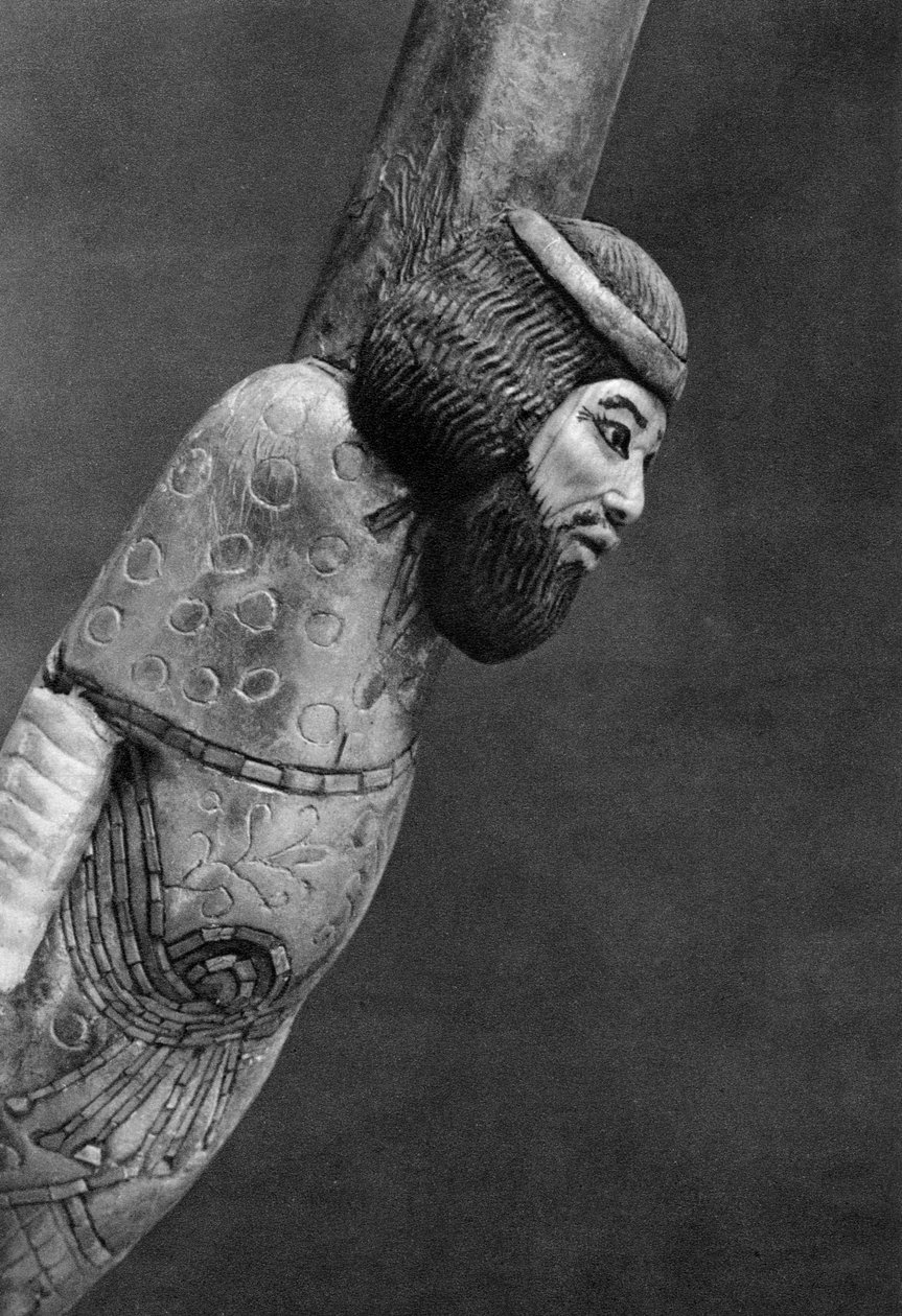 Figura di un uomo asiatico, c1350 a.C. 1936 da Unbekannt