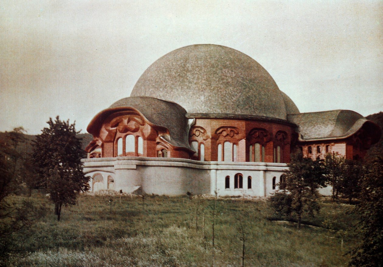 Primo Goetheanum, vista frontale sud, Dornach, Svizzera da Unbekannt