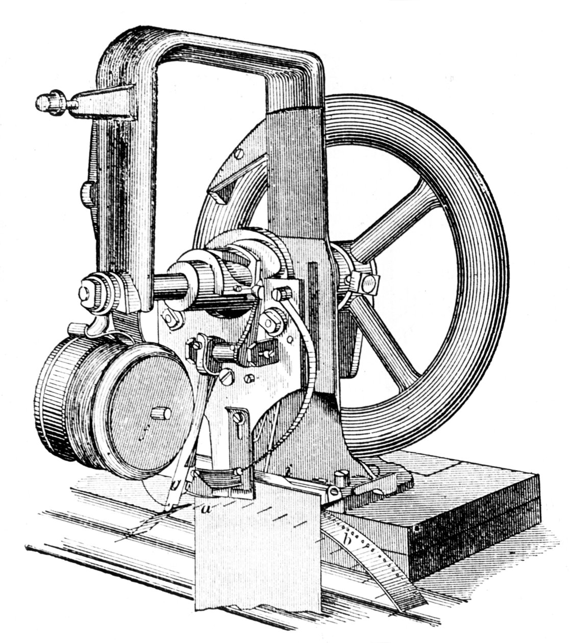Prima macchina da cucire a punto annodato, inventata da Elias Howe, XIX secolo da Unbekannt