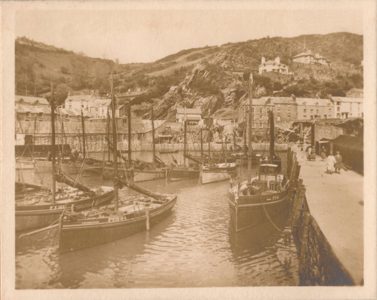 Barche da pesca - Polperro, 1927 da Unbekannt