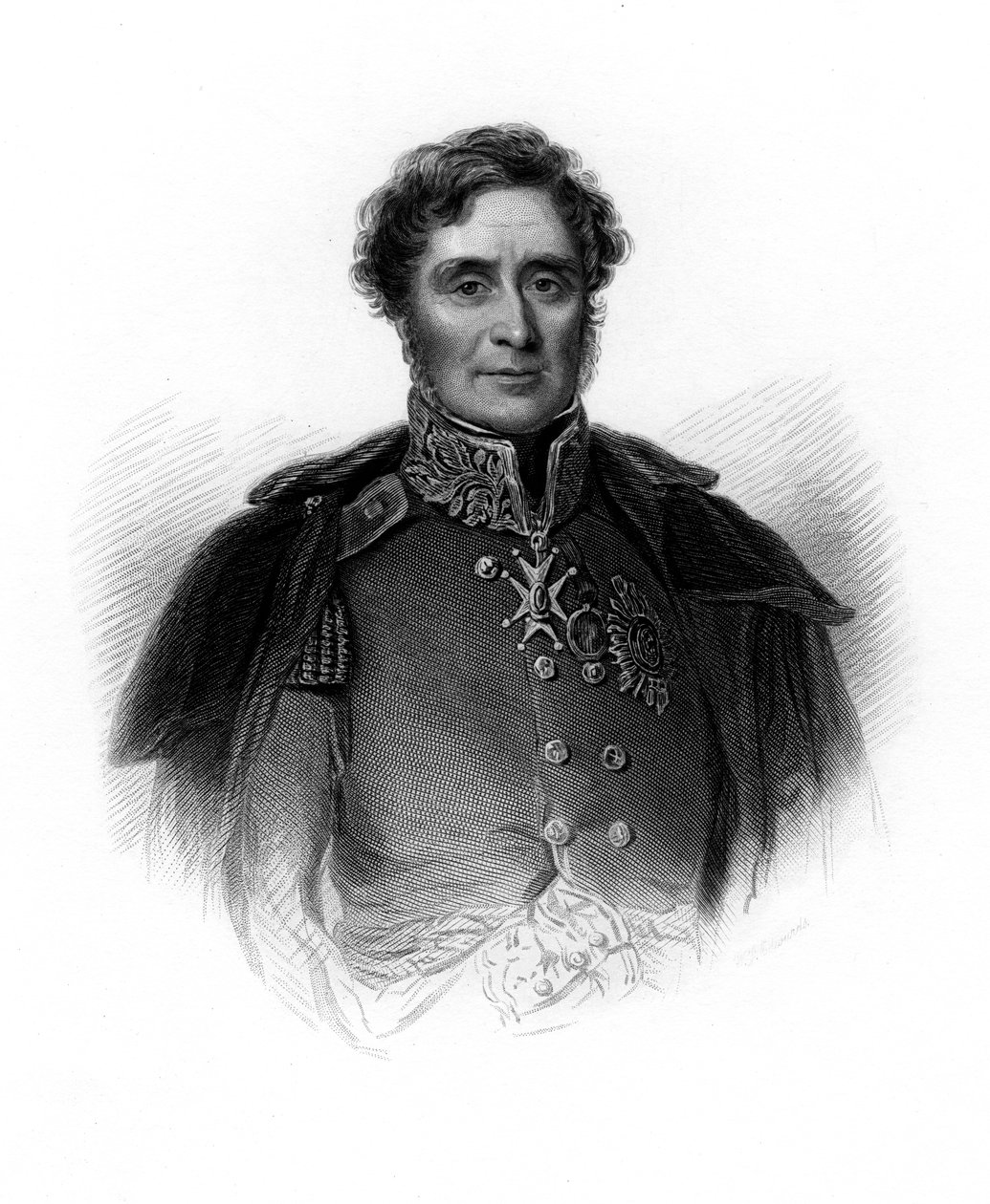 Fitzroy James Henry Somerset, 1° Barone Raglan, soldato inglese, c1860 da Unbekannt