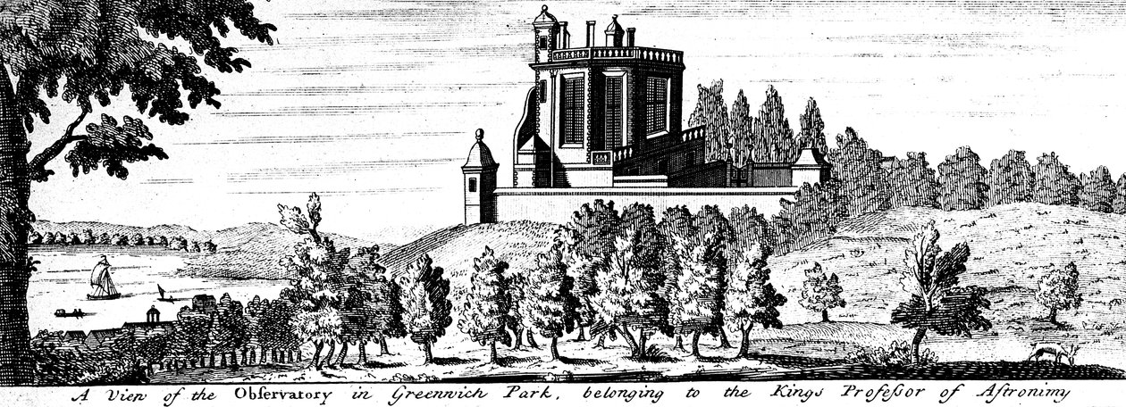 Casa Flamsteed nel Greenwich Park, Londra, fine 17° secolo da Unbekannt