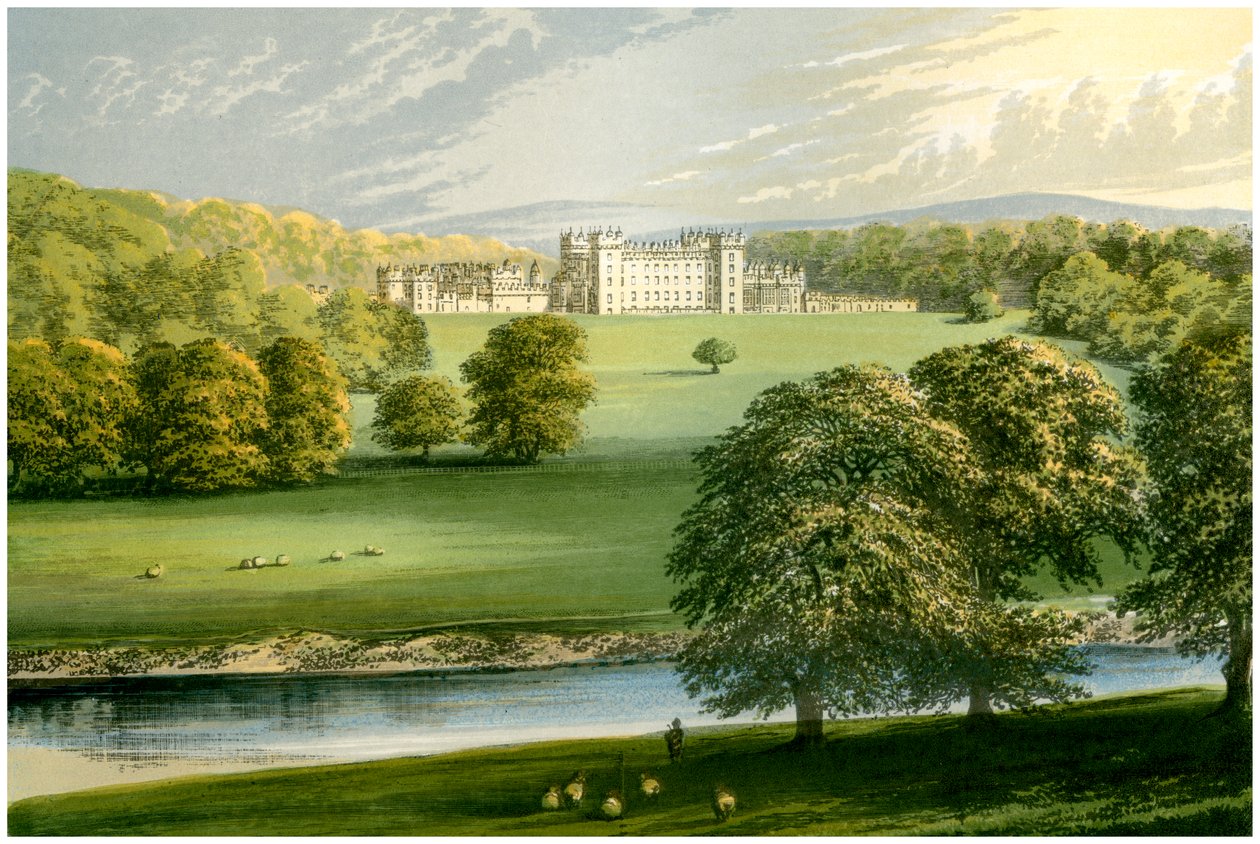 Floors Castle, Roxburghshire, Scozia, Duca di Roxburghe da Unbekannt