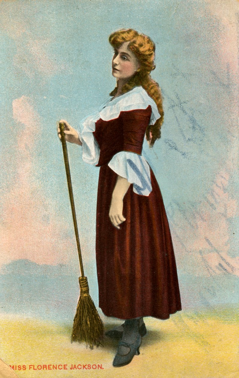 Florence Jackson, attrice britannica, c1908 da Unbekannt