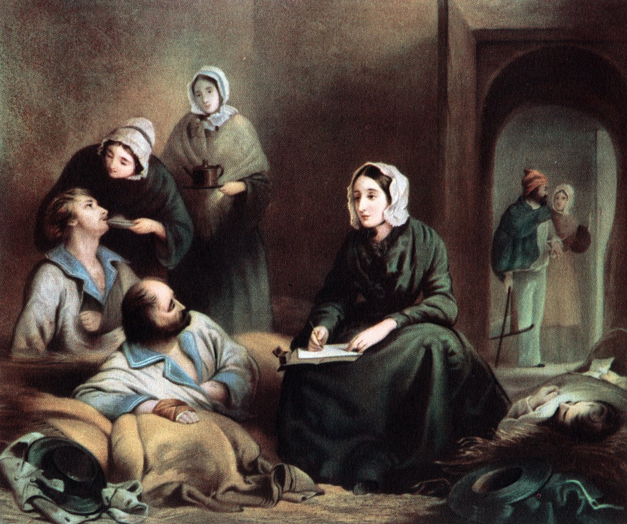 Florence Nightingale, infermiera britannica e riformatrice ospedaliera, all