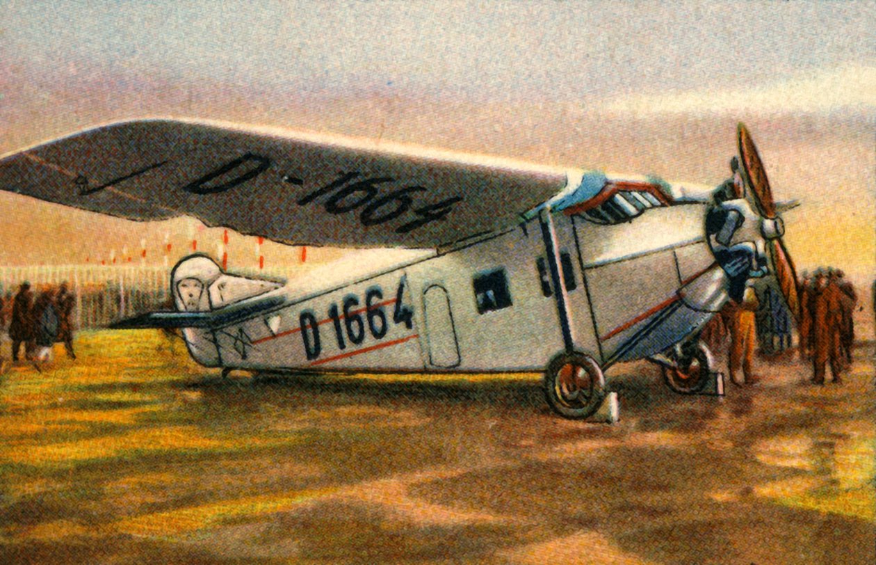 Aereo Focke-Wulf A28 Habicht, anni 1920, 1932 da Unbekannt