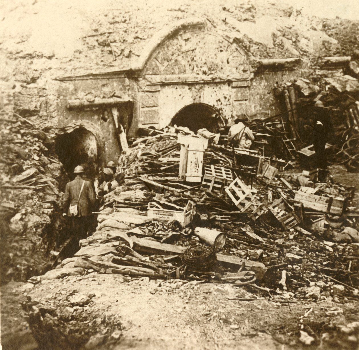 Forte di Souville, Verdun, Francia settentrionale, c1914-c1918 da Unbekannt
