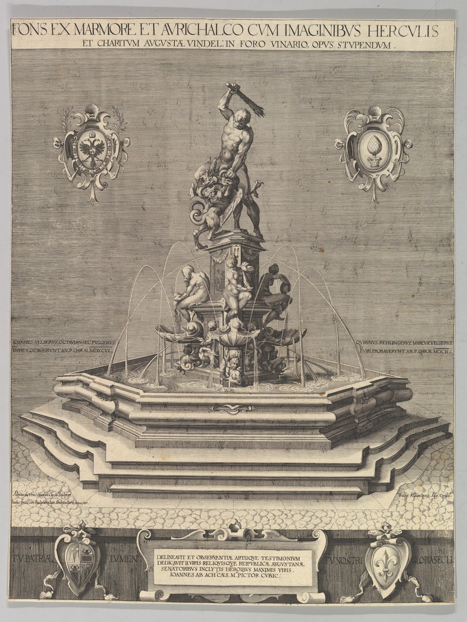 Fontana di Ercole ad Augusta da Unbekannt