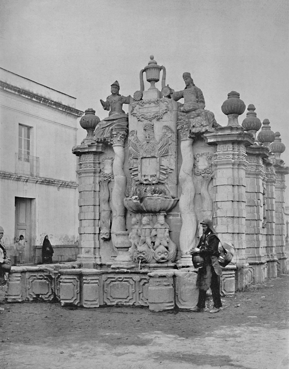 Fontana delle acque cadenti, Città del Messico, c1897 da Unbekannt