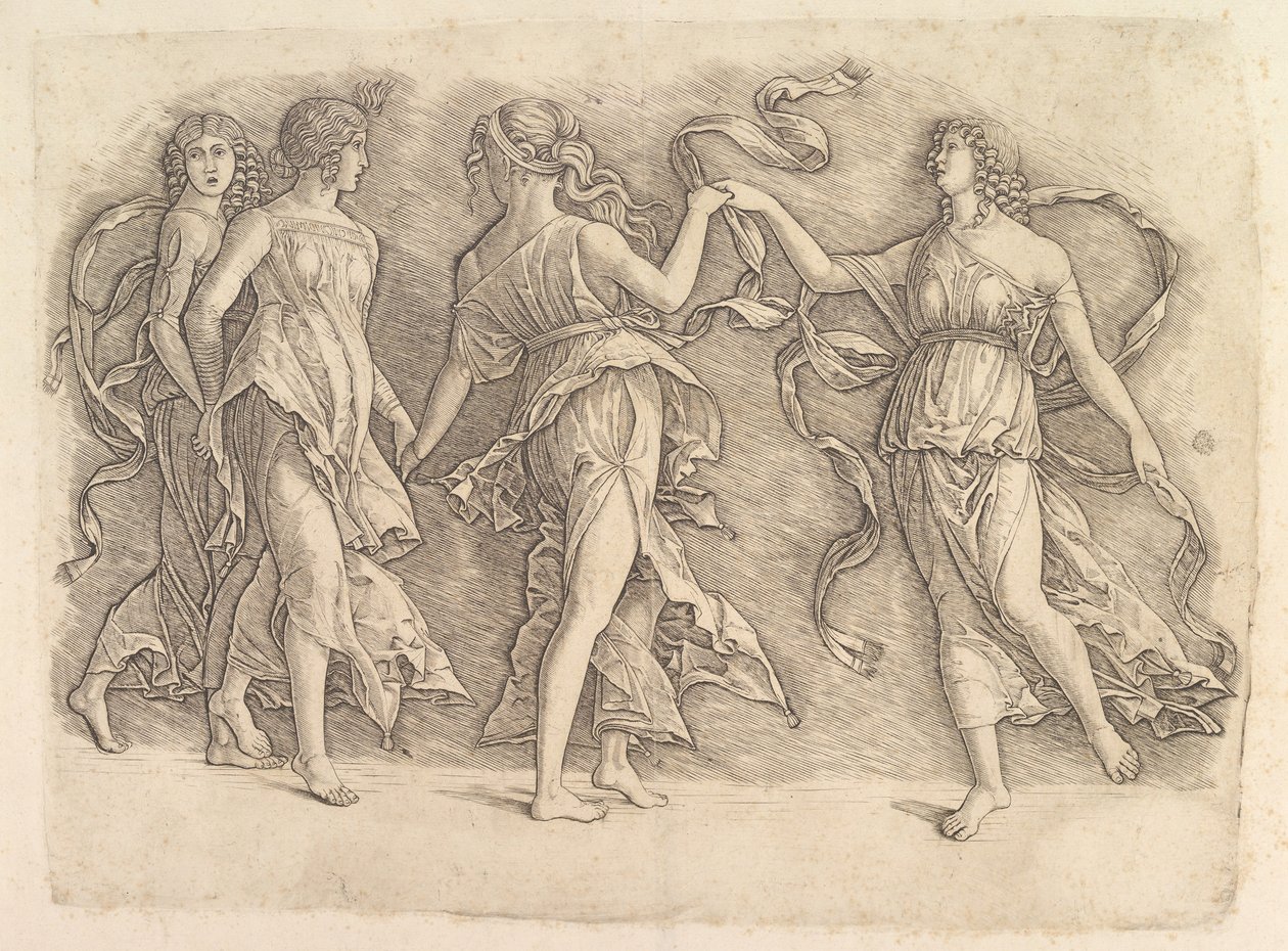 Quattro muse danzanti da Unbekannt