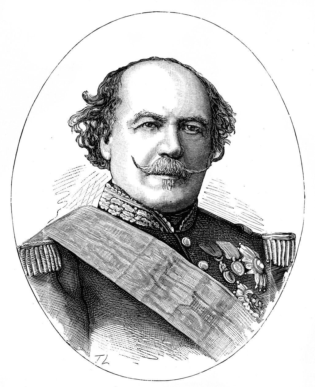 François Certain Canrobert 1809-1895, generale e Maresciallo di Francia da Unbekannt