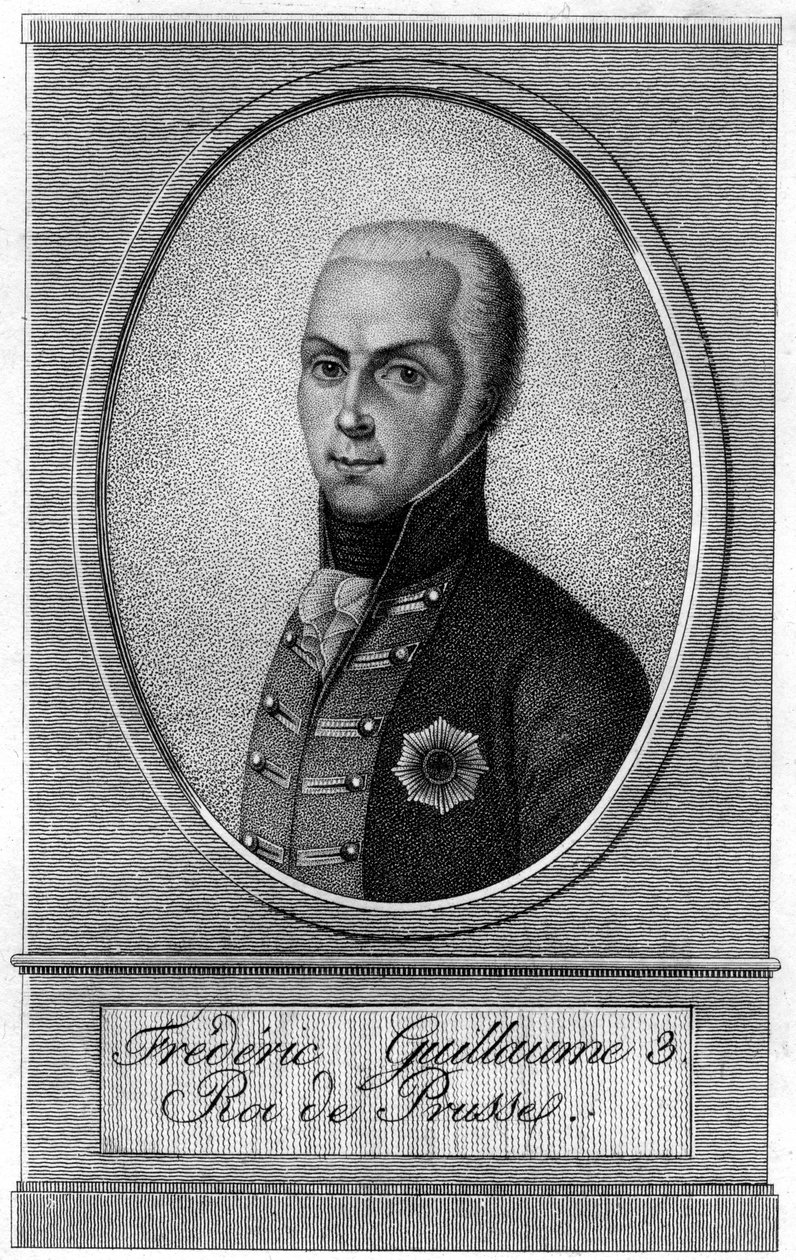 Federico Guglielmo III, Re di Prussia, XIX secolo da Unbekannt