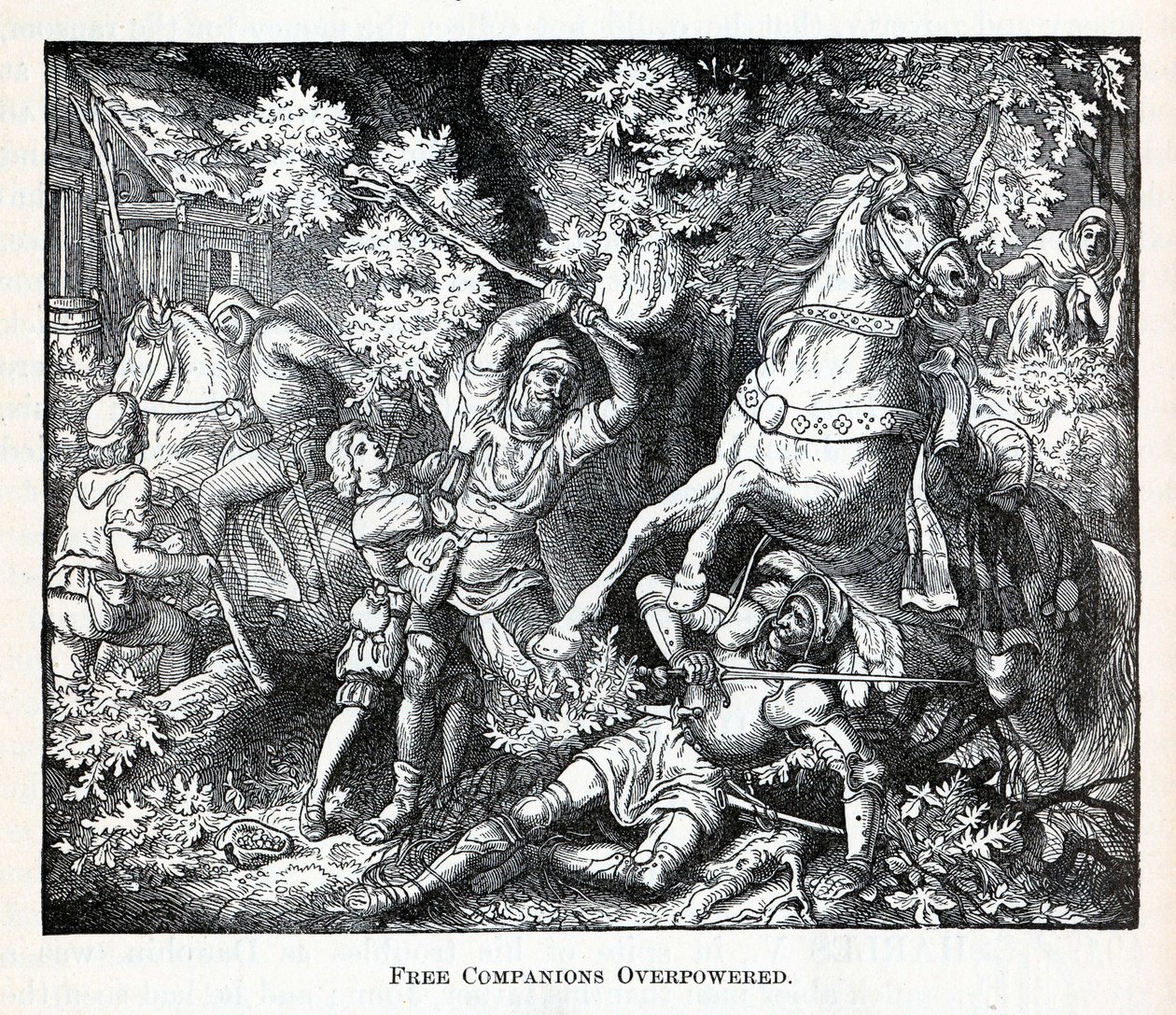 Compagni liberi sopraffatti, 1882 da Unbekannt