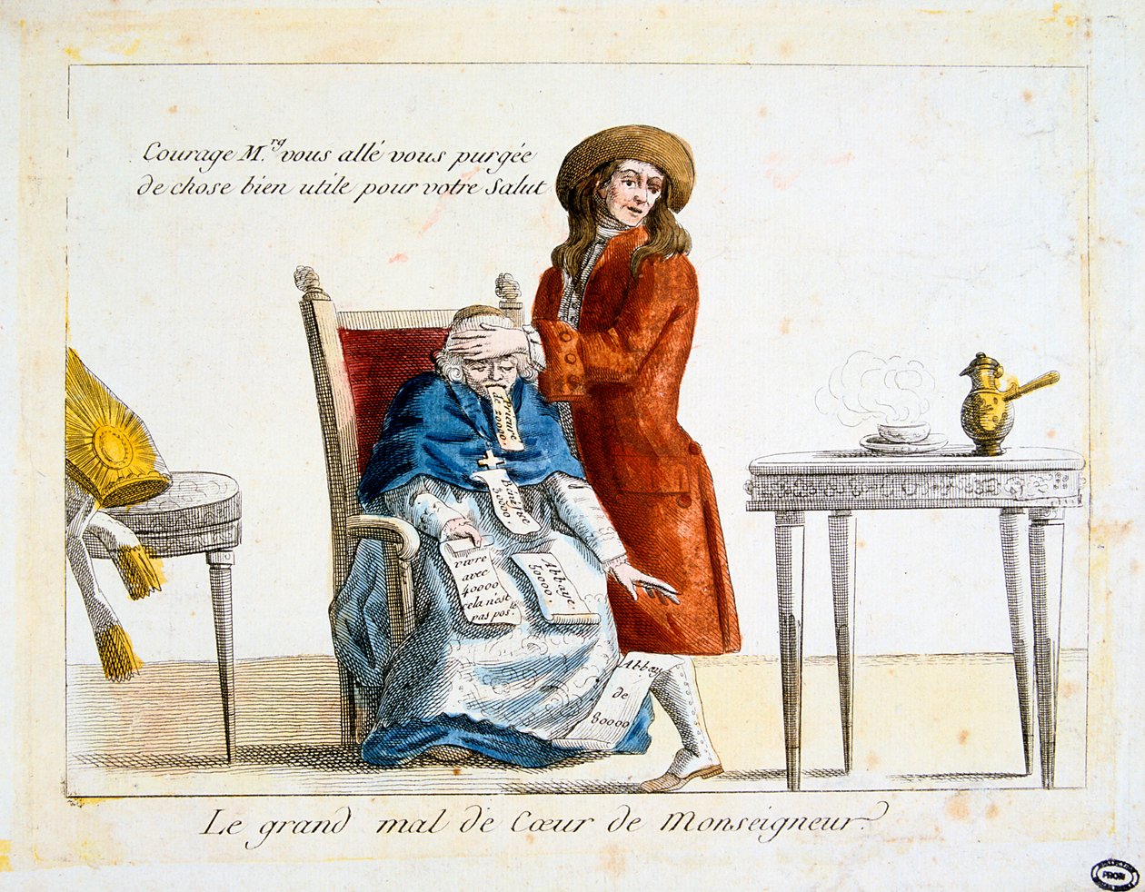 Rivoluzione francese 1789: anticlericalismo da Unbekannt