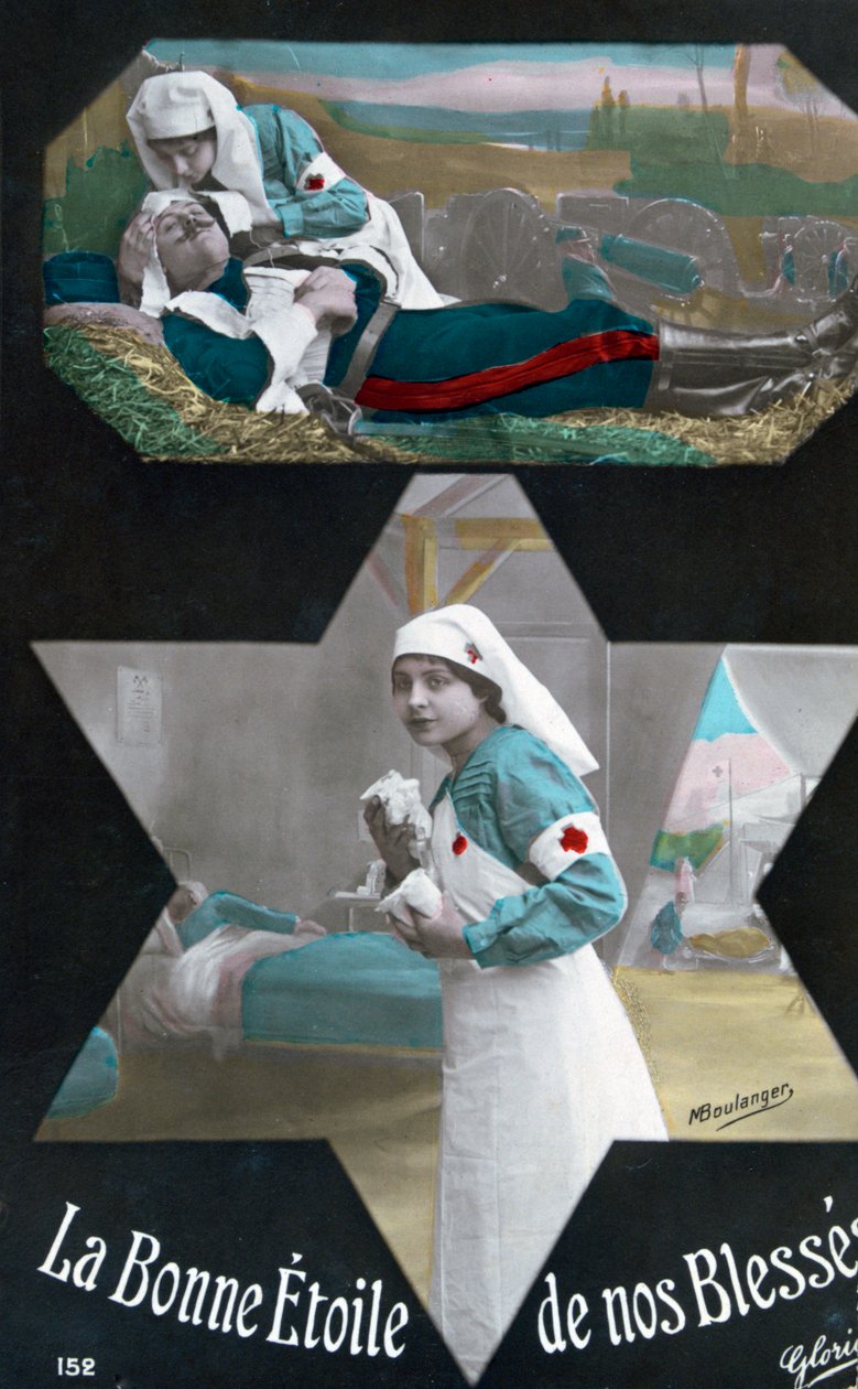 Cartolina francese della Prima Guerra Mondiale, 1914-1918 da Unbekannt