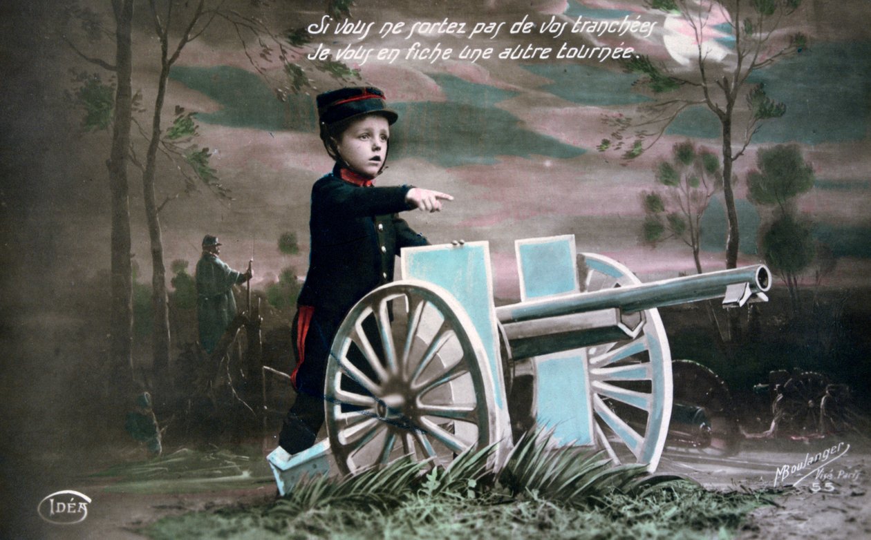 Cartolina francese della Prima Guerra Mondiale, 1914-1918 da Unbekannt