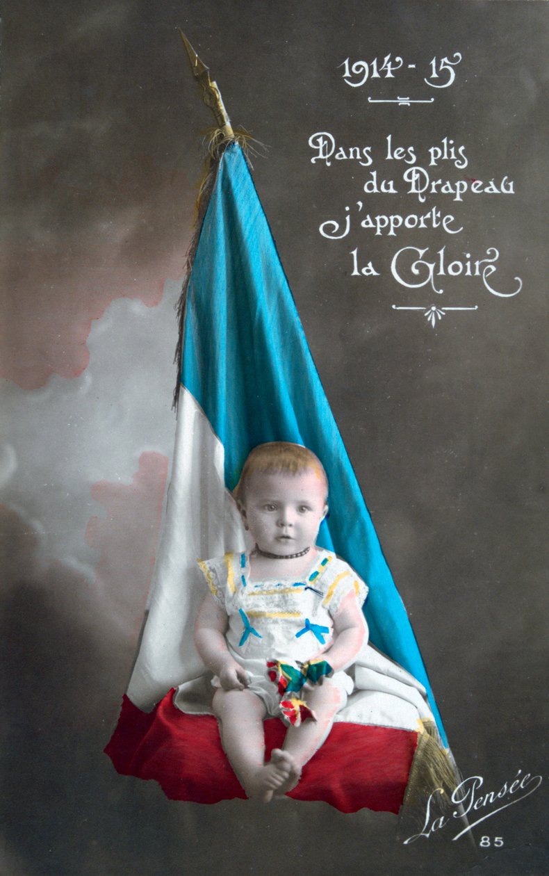 Cartolina francese della Prima Guerra Mondiale, 1914-1918 da Unbekannt