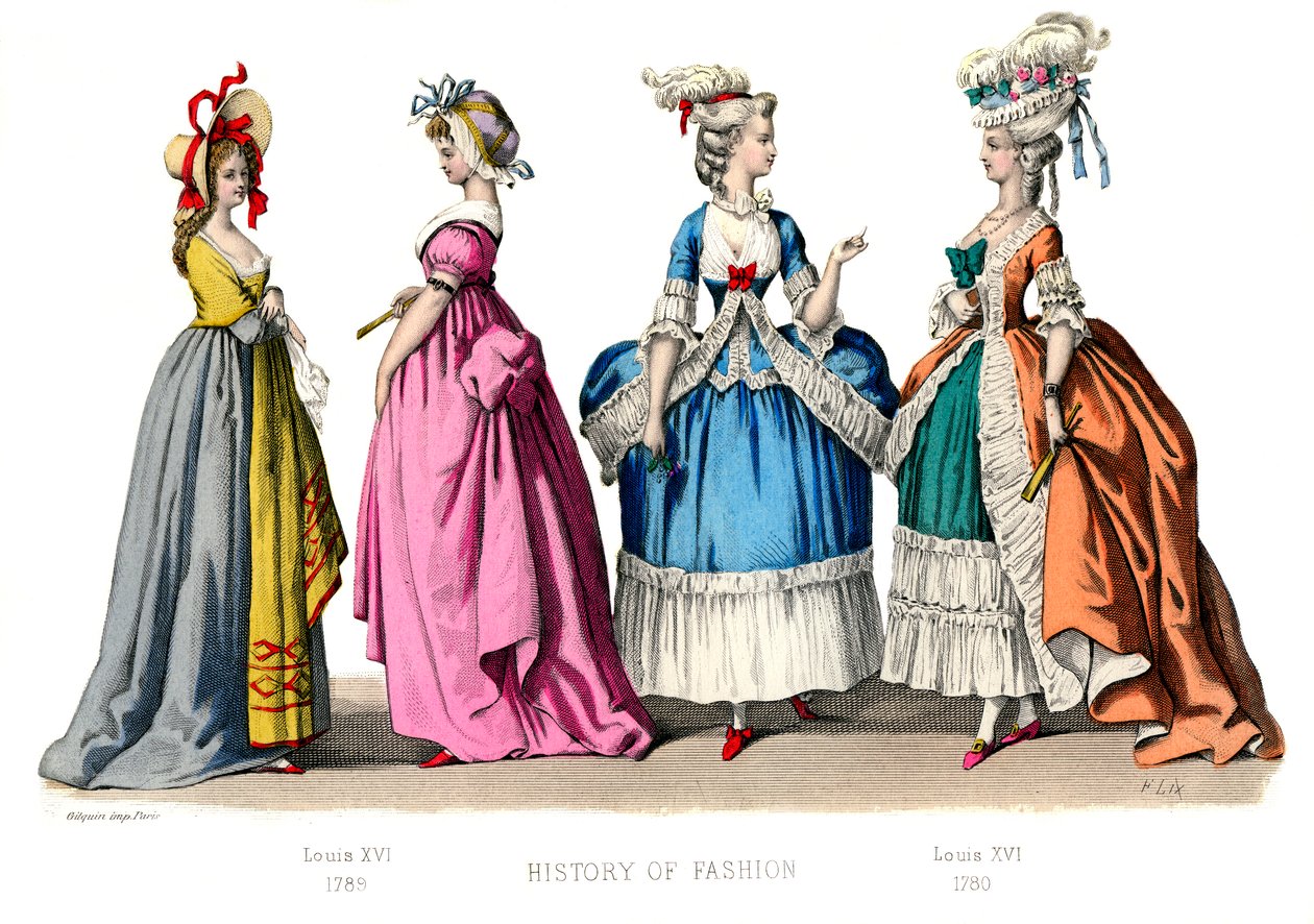 Costume francese: Luigi XVI, 1882 da Unbekannt