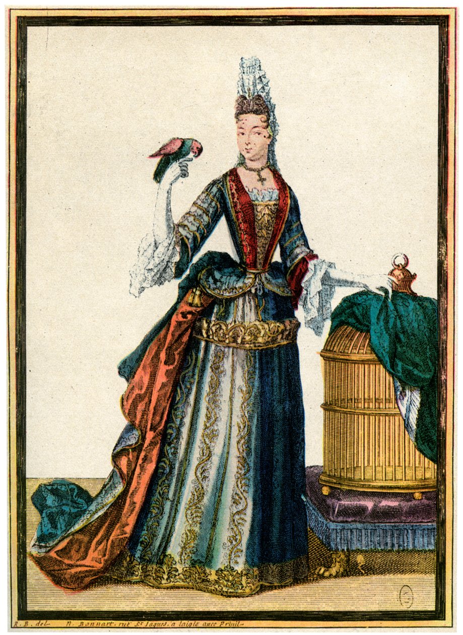 Moda francese durante il regno di Luigi XIV, 1938 da Unbekannt
