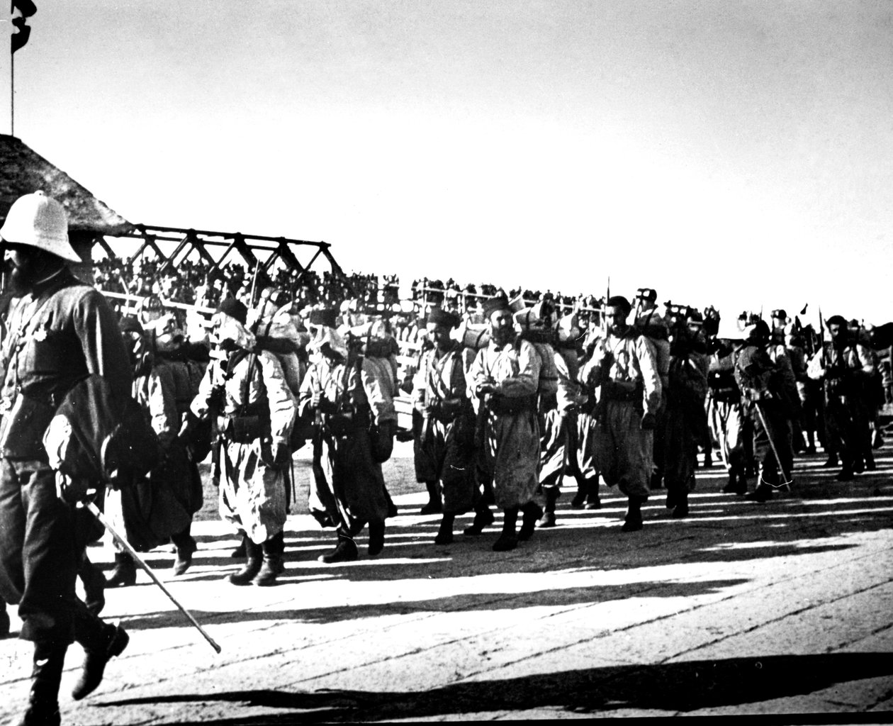 Truppe francesi, Tientsin, Cina, 1900 da Unbekannt