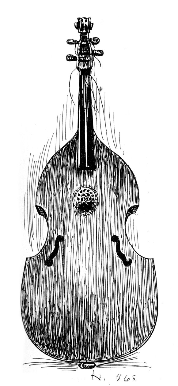 Viola da gamba francese da Unbekannt