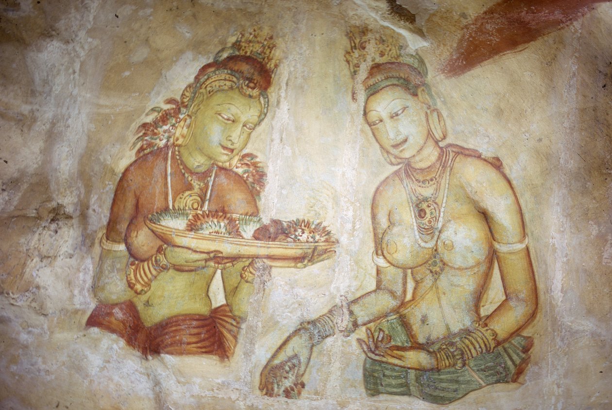 Affresco/Signore di Sigiriya/Sri Lanka da Unbekannt