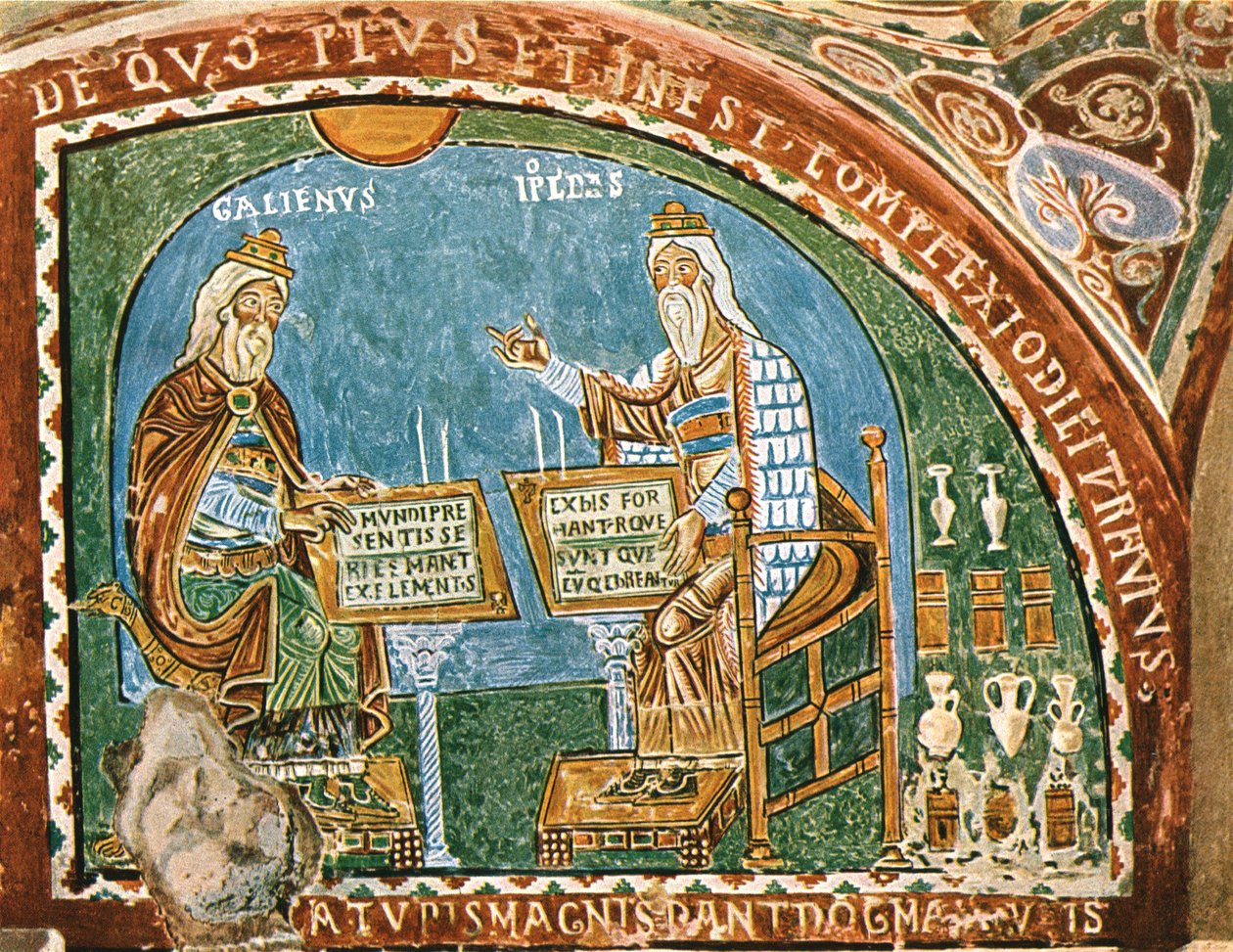 Affresco nella cripta della Cattedrale, Anagni, Italia da Unbekannt