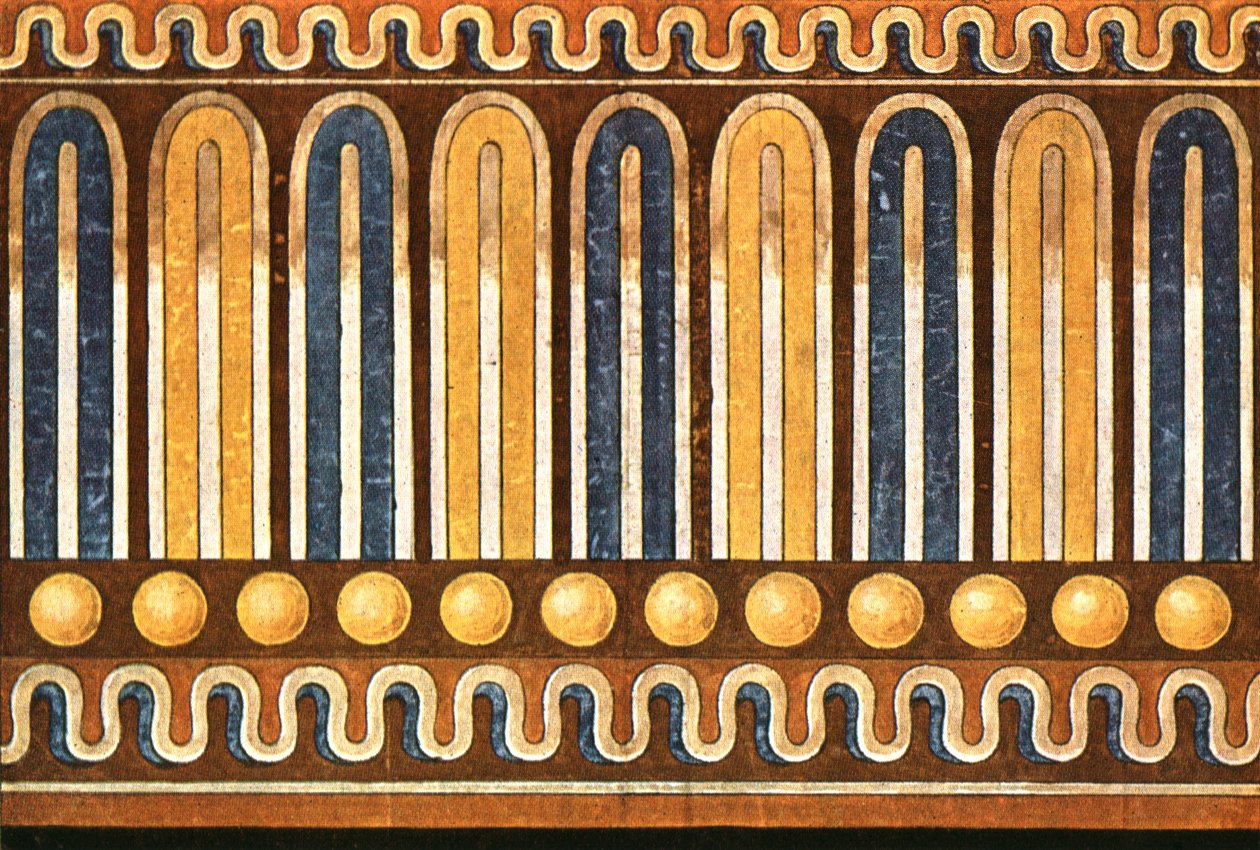 Fregio dalla Tomba François a Vulci, Italia, 1928 da Unbekannt