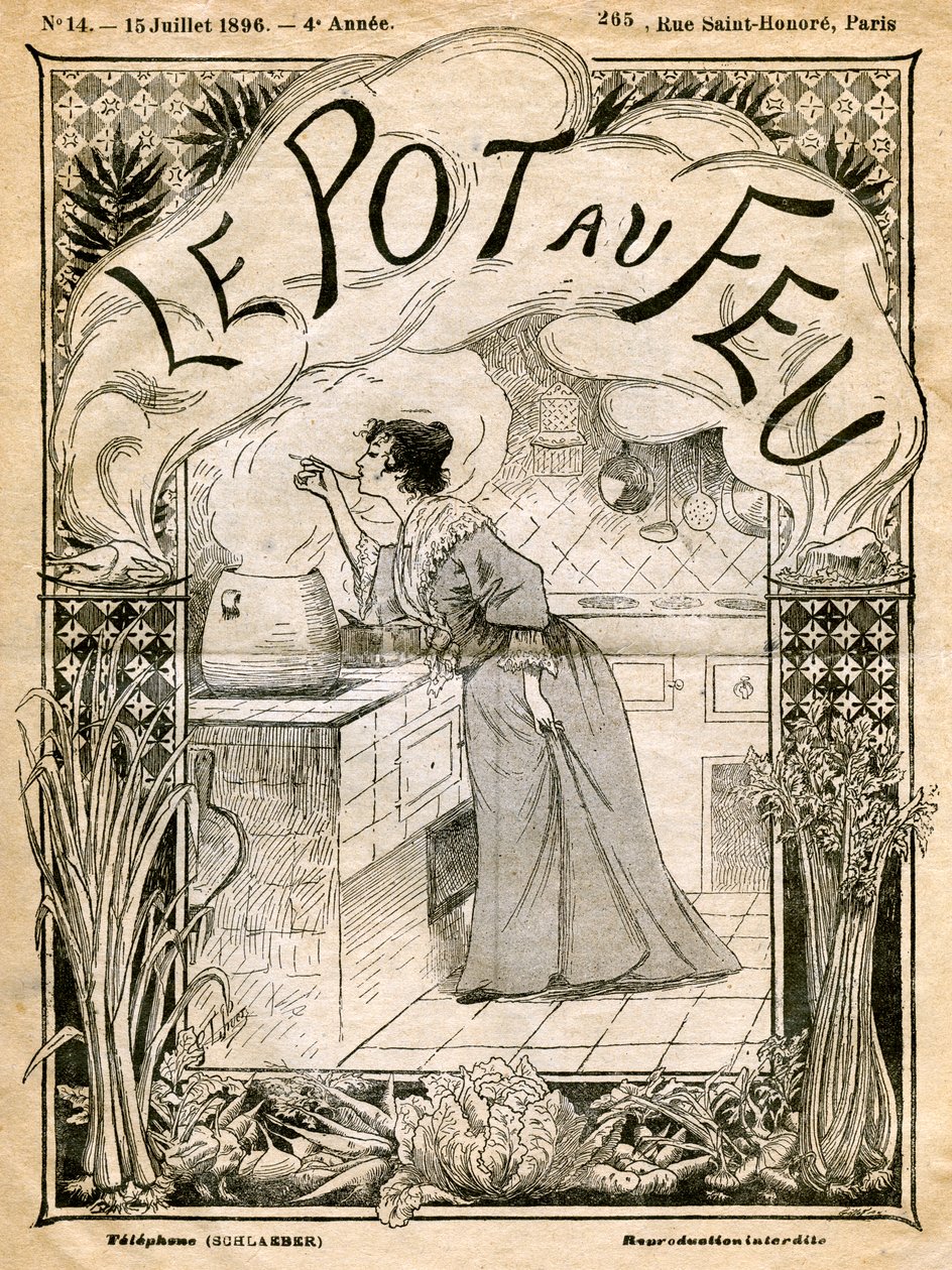 Copertina di Le Pot au Feu, 15 luglio 1896 da Unbekannt
